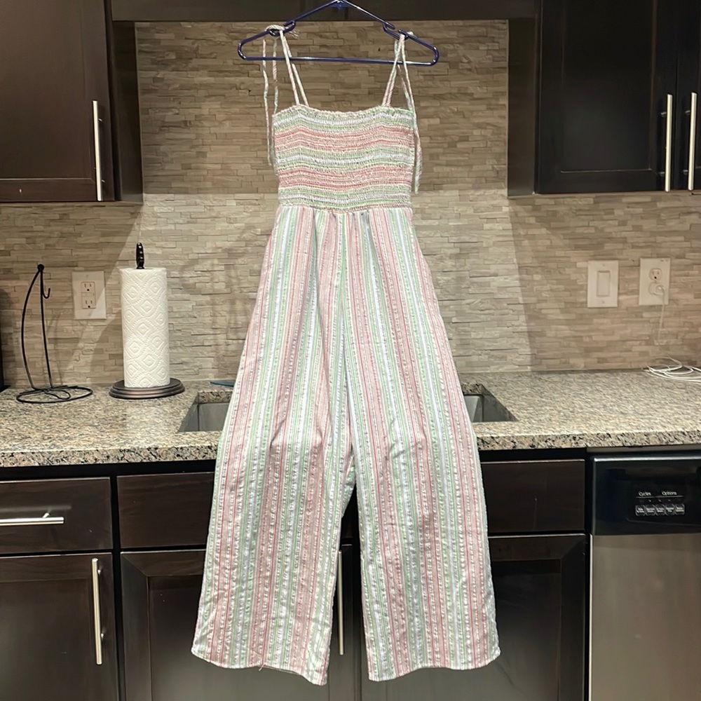 Linen striped jumper